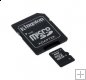 8 GB microSDHC - Class 4 - incl. adapt. (Kingston)